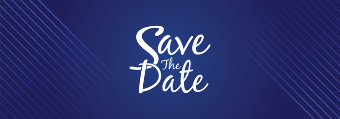 Poster - Save the date banner. Can be used for business, marketing and advertising. logo graphic design of event summit made for Technology and upcoming events.	