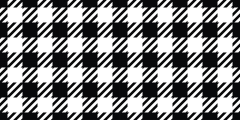 Wall Mural - Seamless plaid pattern, squares with stripes.Vector illustration.