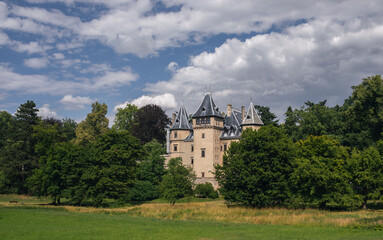 Summer view of Gołuchów Castle (Zamek w Gołuchowie), Wielkopolska, Poland