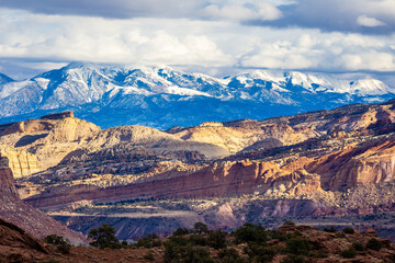 Wall Mural - Capitol Reef Nation Park in winter