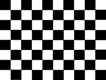 Checkered Flag Background. Flag Of Racing Car. Chess Texture Illustration. Black White Color Square Pattern.	
