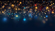 © xuan - Bokeh lights background banner. Colorful abstract background with glitter, holiday decoration background