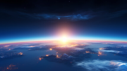 Admire our beautiful Earth from the vastness of space