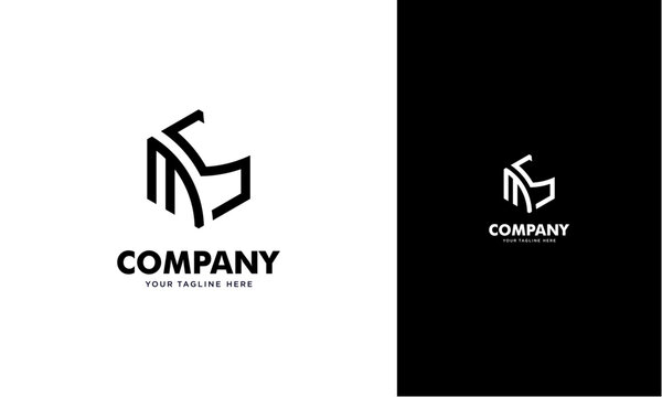 M S initial logo concept monogram,logo template designed to make your logo process easy and approachable. All colors and text can be modified