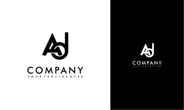 A D initial logo concept monogram,logo template designed to make your logo process easy and approachable. All colors and text can be modified