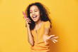 © SHOTPRIME STUDIO - Woman isolated portrait person cheerful young cute woman female happy background beauty background girl girl