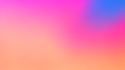 Wall Mural - peach orange Pink magenta blue purple abstract color gradient background grainy texture