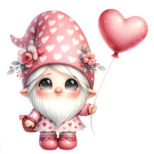Gnome Is In Love In The Pink World