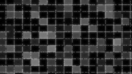 Poster - Black and white abstract video technology background