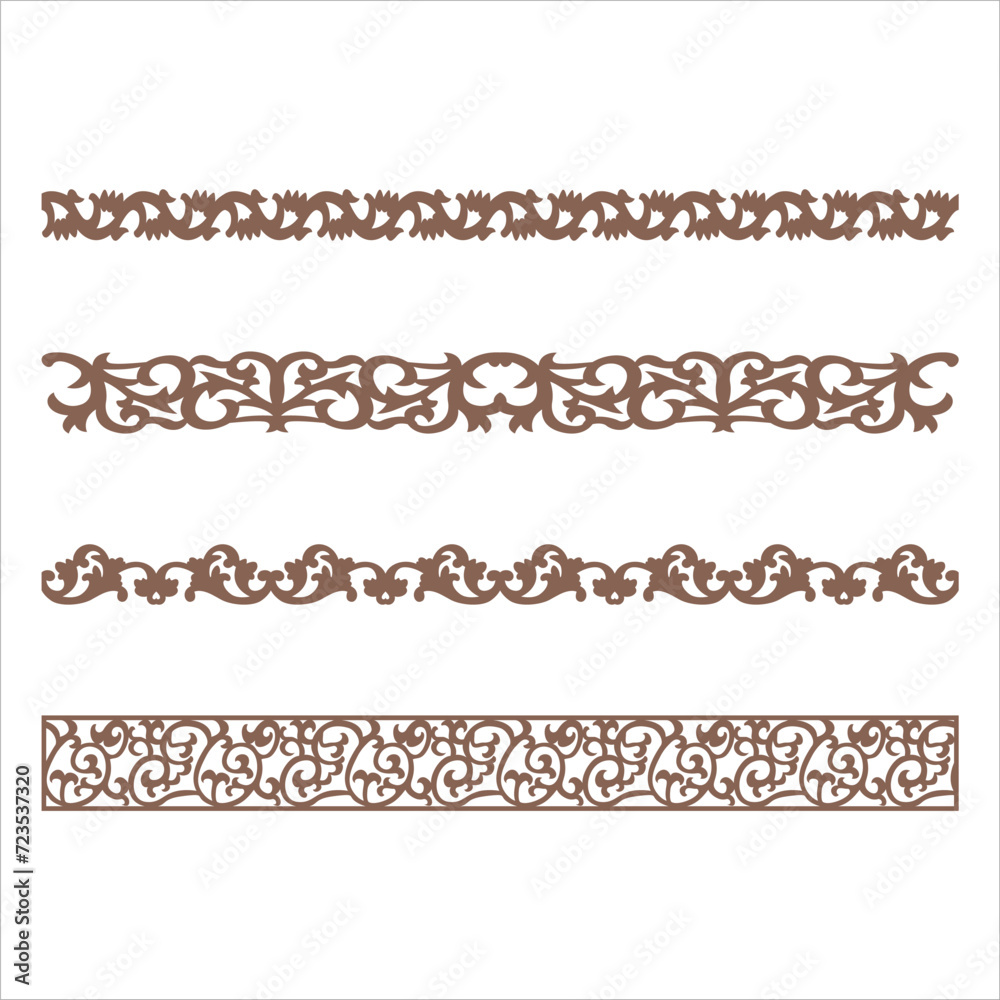 VECTOR BORDER DESIGN FOR CNC LASER CUTING FILE