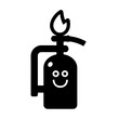 Cartoon fire extinguisher