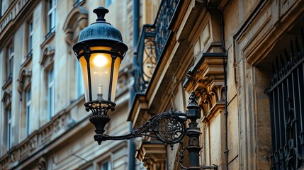 Sticker - old street lamp