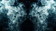 mirrored abstract smoke background