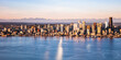 © Matteo Colombo - Panoramic aerial view of Seattle downtown skyline, USA