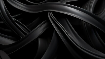 Wall Mural - black silk background