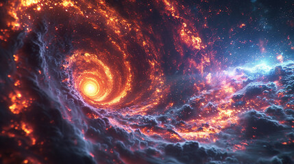Wall Mural - Hole in space.