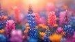 Blooming Bliss: A Colorful Flower Fiesta in April Generative AI