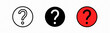 © Богдан Скрипник - Question mark in circle vector icon.