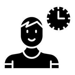 Poster - Working Hours Icon