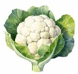 cauliflower watercolor
