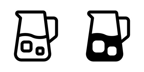 Wall Mural - Editable lemonade jug, juice carafe vector icon. Part of a big icon set family. Perfect for web and app interfaces, presentations, infographics, etc