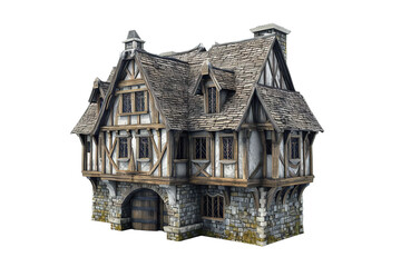 medieval building house fantasy construction