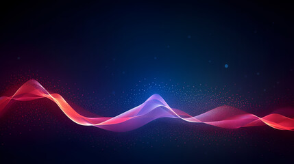 Wall Mural - abstract background of future network technology and network connections