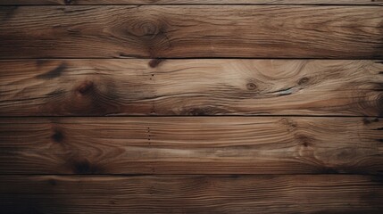 Poster - Close up view of a wooden wall, showcasing the texture and detail of the wood. Suitable for various design projects