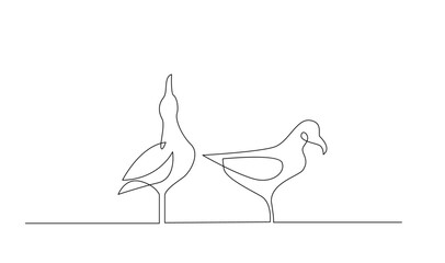 Seagulls fly over the surface of the sea. Small waves. World Maritime Day. template