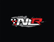 Initial NRL Automotive Racing Logo Design Template