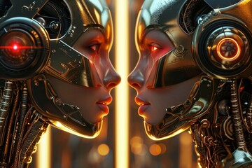 Poster - Two robots looking at each other