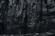 Rocky Cliff: A Majestic Landscape of Ancient Basalt Formation in Iceland
