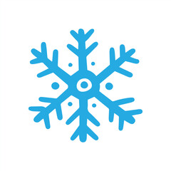 Wall Mural - Snow snowflake symbol