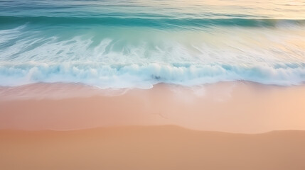  Panoramic natural landscape of beautiful beach