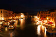 Beautiful view of Venice at night