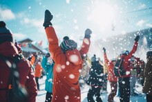 Apres Ski Revelers Celebrate In Style At Vibrant Ski Resort