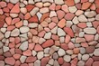 coral wallpaper for seamless cobblestone wall or road background 