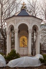 Wall Mural - Chapel of the Icon of the Mother of God the Merciful in Moscow