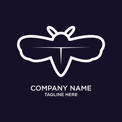 Company logo design simple concept Premium Vector