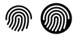 Editable vector fingerprint scan icon. Part of a big icon set family. Perfect for web and app interfaces, presentations, infographics, etc