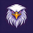 Mascot logo eagle head illustration