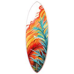 Wall Mural - Surfboard. Isolated on a white background png like