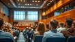 © Adobe Contributor - Audience listens to a panel of experts at a conference