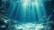 Retro halftone dot sea background for anime underwater stories Generative AI