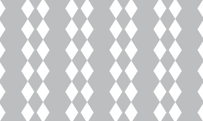 Poster - abstract repeatable grey vertical rhombus pattern.