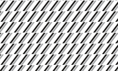 Poster - abstract repeatable geometric black grey diagonal line pattern.