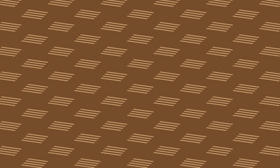 Poster - abstract repeatable geometric brown diagonal line pattern.
