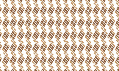 Poster - abstract repeatable geometric diagonal brown rectangle dot pattern.