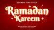© hiznysyahril - Ramadan kareem 3d editable text effect