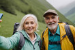 © LdelaF - Retirees in Nature: Charming Selfies of a Modern Couple at the Summit